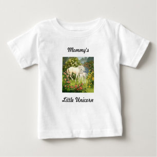 Mommy's Little Unicorn Baby T-shirt