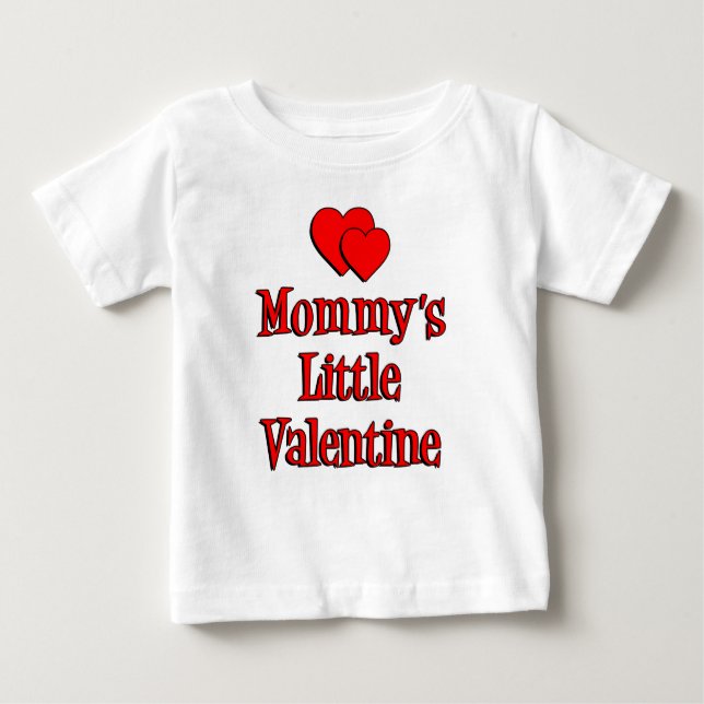 Mommy's Little Valentine Baby T-shirt (Vorderseite)