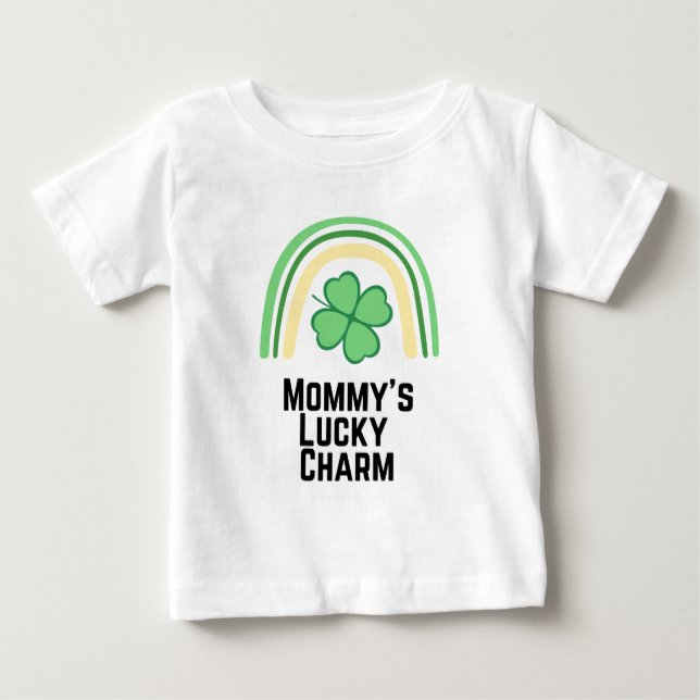 Mommy's Luck Charm Baby T-shirt (Vorderseite)