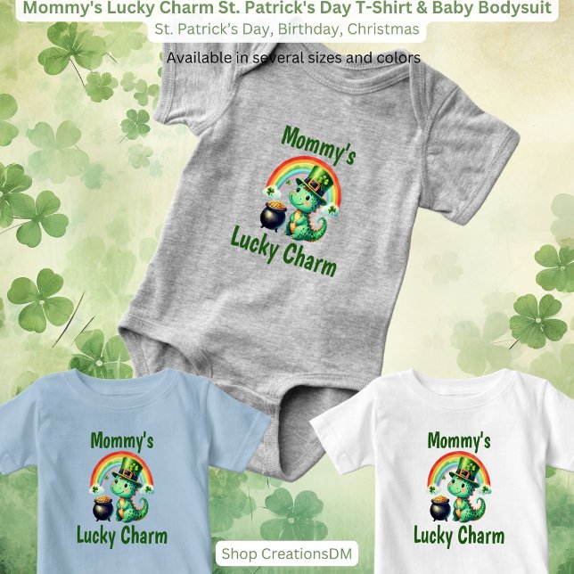 Mommy's Lucky Charm St. Patrick's Day T - Shirt & (Von Creator hochgeladen)