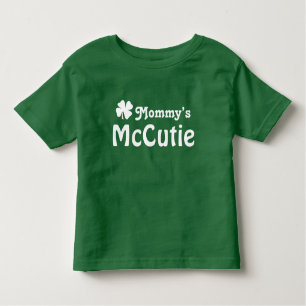 Mommy's McCutie Green St. Patrick's Day Kleinkind T-shirt