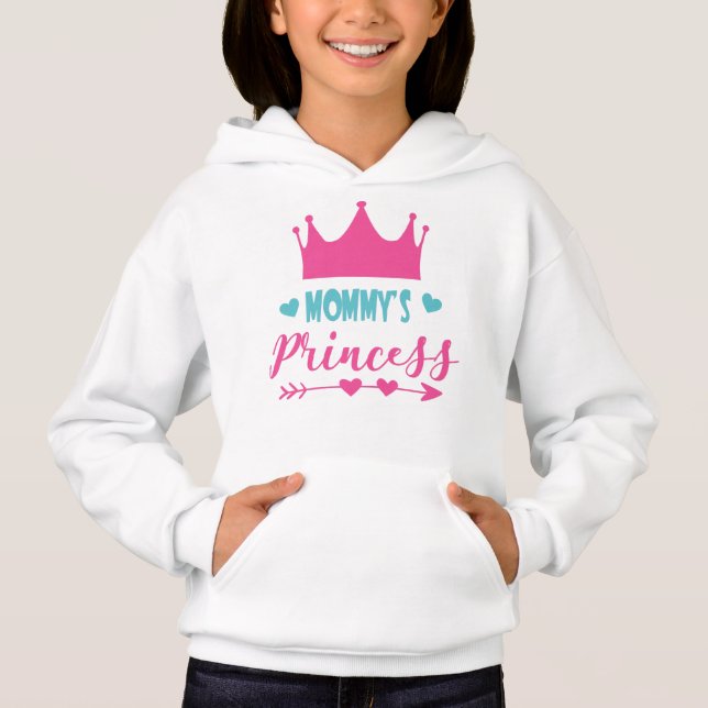Mommy's Prinzessin, Kleine Prinzessin, Kronen, Her Hoodie (Vorderseite)