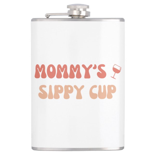Mommy's Sippy Cup - Funny Flask Flachmann (Vorderseite)