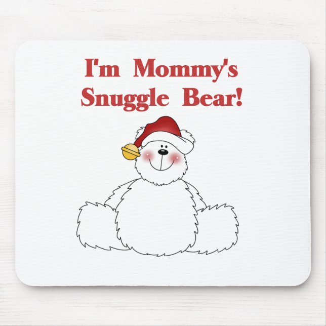 Mommy's Snuggle Bären T - Shirt und Geschenke Mousepad (Vorne)