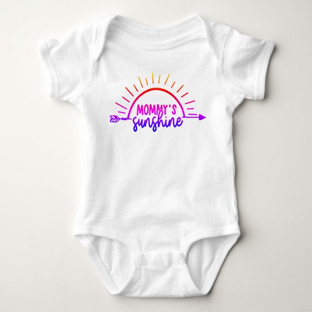 Mommy's Sunshine Baby Strampler (Vorderseite)