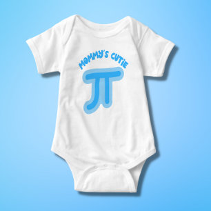 Mommy's Süsse Pi - Niedlich Pie Day Baby Bodysuit Strampler