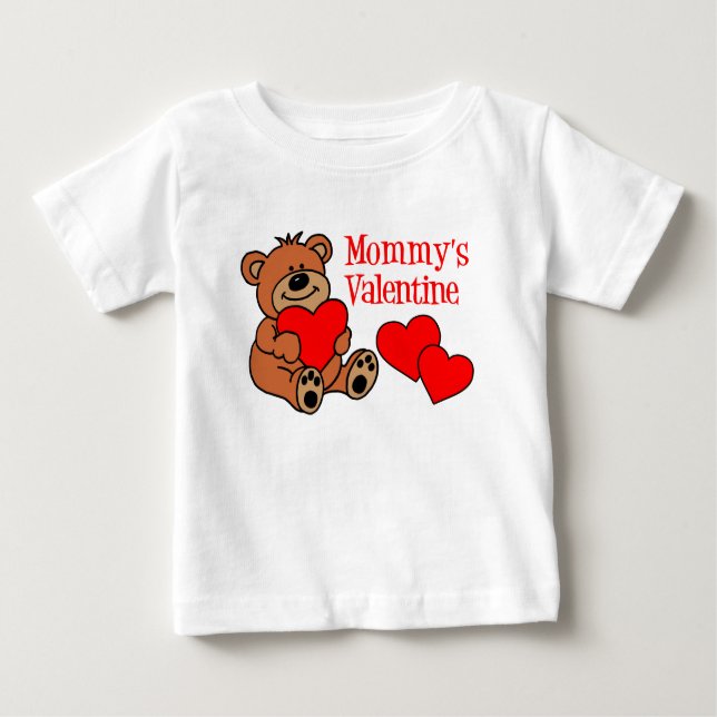Mommy's Valentine Baby T-shirt (Vorderseite)
