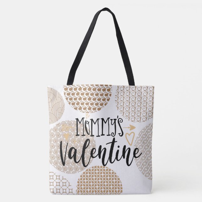 Mommys Valentine Designer-Tasche (Vorderseite)