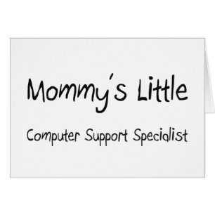 Mommys wenig Computer-Stützspezialist