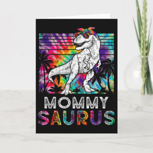 Mommysaurus Dinosaur Mama Saurus Familie passend  Karte