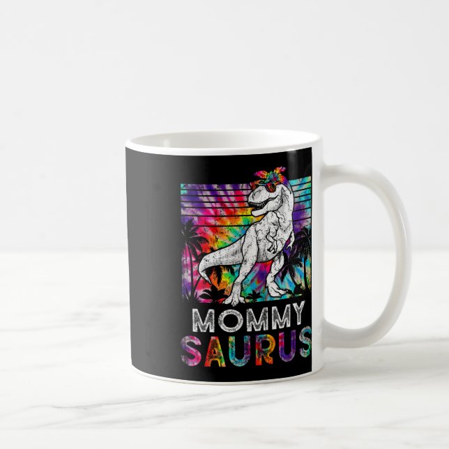 Mommysaurus Dinosaur Mutter Saurus Familie passend Kaffeetasse (Rechts)