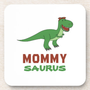 Mommysaurus Dinosaur T-Rex Dino Mama Muttertag Getränkeuntersetzer