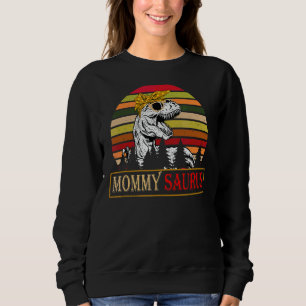 Mommysaurus Rex Dinosaur Mommy Saurus Familie Moth Sweatshirt
