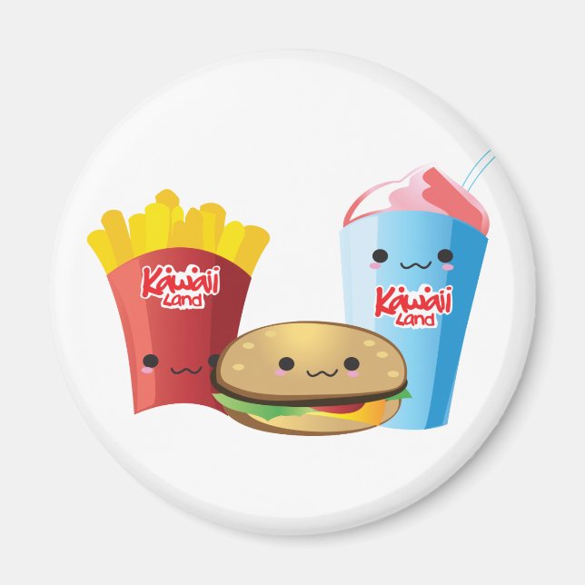 Momo Room Fast Food Magnet (Vorne)