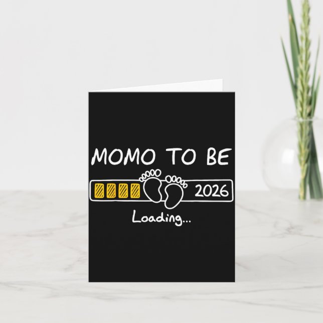Momo To Be 2026 Loading Momo Est 2026  Karte (Vorderseite)