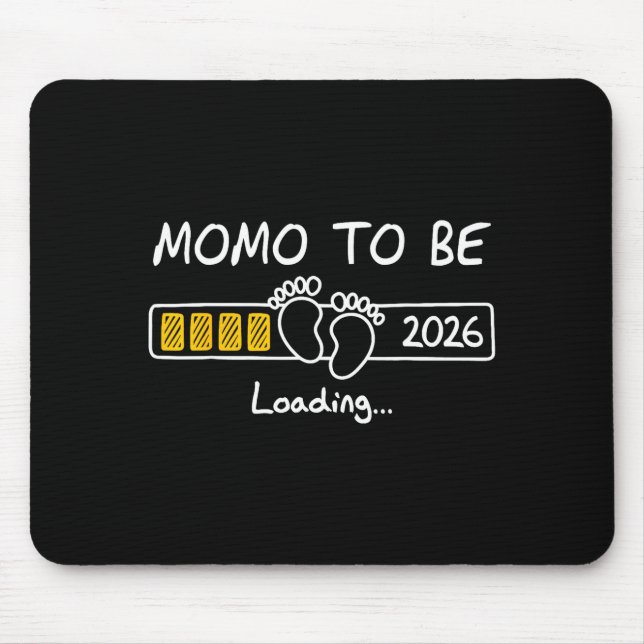Momo To Be 2026 Loading Momo Est 2026  Mousepad (Vorne)