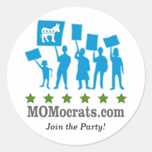 MOMocrats Stickers