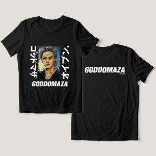 MOMOKO FARBE SCHWARZE VORDERSEITE (SCHWARZ) Tri-Blend SHIRT