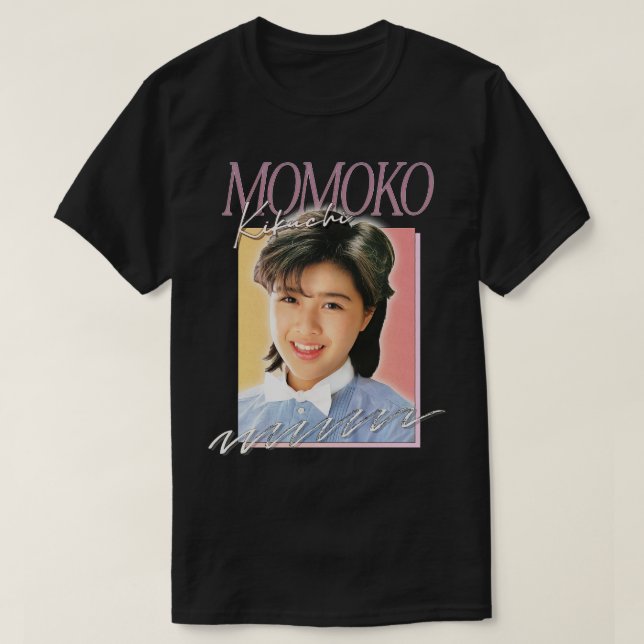 Momoko Kikuchi Retro 80er Fan Art Design 2 T-Shirt (Design vorne)