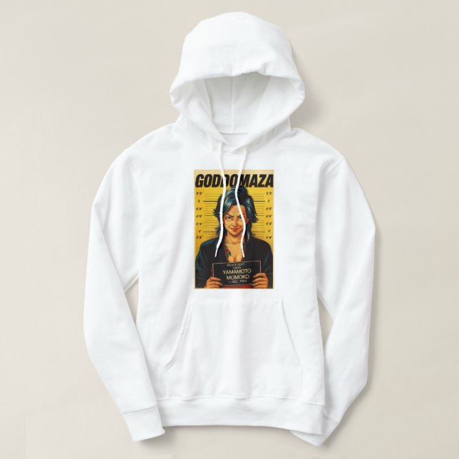 MOMOKO MUGSHOT VINTAG HOODIE (Design vorne)