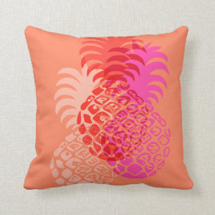 Momona Ananas Hawaiian Tropical Reversibel Kissen