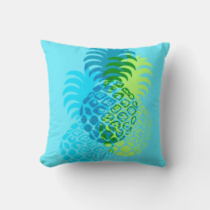 Momona Ananas Hawaiian Tropical Reversibel Kissen