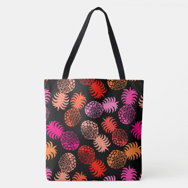 Momona Hawaiian Tropical Pineapel Beach Bag (Vorderseite)