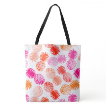 Momona Hawaiian Tropical Pineapel Beach Bag
