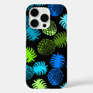 Momona Hawaiian Tropical Pineaple Blue iPhone 16 Pro Hülle