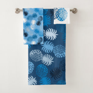 Momona Hawaiian Tropical Pineapple Koordinaten Badhandtuch Set