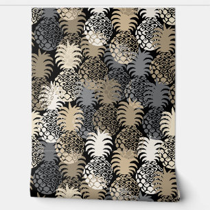 Momona Hawaiian Tropical Pineapple Toss - Neutral Tapete
