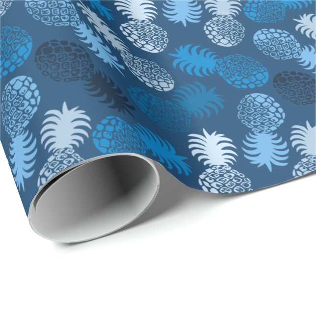 Momona Hawaiian Tropical Pineapse Geschenkpapier (Rolleneckpunkt)
