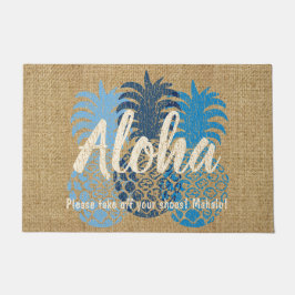 Momona Hawaiian Tropischer Ananas Aloha Fußmatte