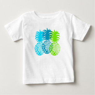 Momona Pineaple Hawaiian Tropical Baby T-shirt