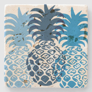 Momona Pineaple Hawaiian Tropical Steinuntersetzer