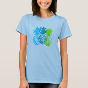Momona Pineaple Hawaiian Tropical T-Shirt