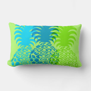 Momona Pineappel Hawaiian Tropical Reversible Lendenkissen