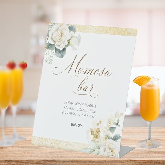 Momosa Bar Sign – It’s A Boy Baby Shower Gold Sockelschild (Von Creator hochgeladen)