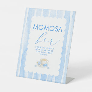 Momosa-Teebar-Junge-Baby-Party-Tischschild Sockelschild