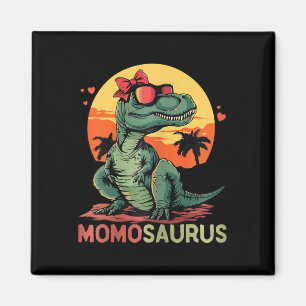 Momosaurus Dino Dinosaur Momo-saurus T-rex Mutter' Magnet