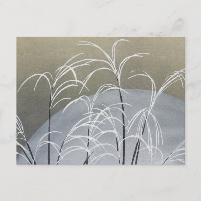 Momoyogusa-Blume Vintag Japanisch Postkarte (Vorderseite)