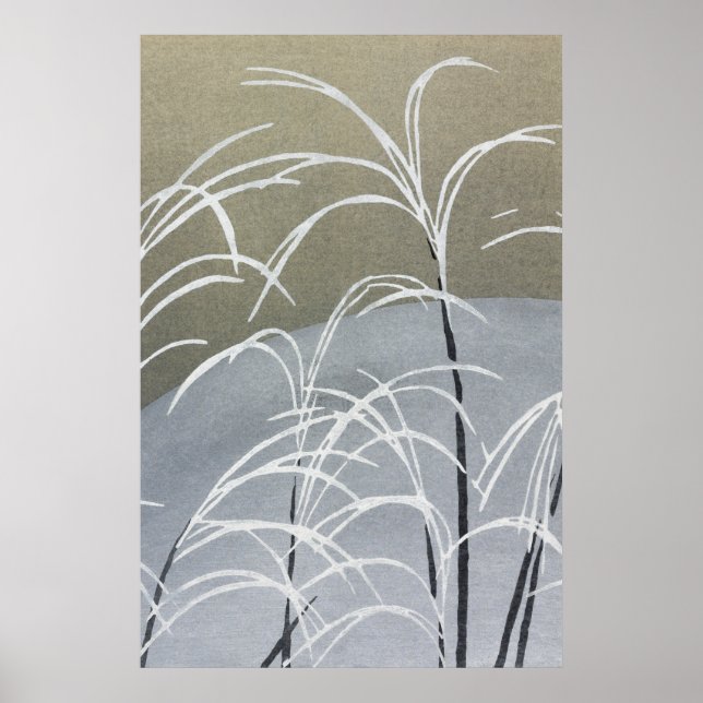 Momoyogusa-Blume Vintages japanisches Poster (Vorne)