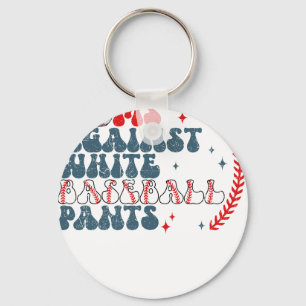 moms gegen weiße Baseballhosen 2.png Schlüsselanhänger