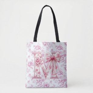Moms große Schultertasche in hellrosa Chinoiserie