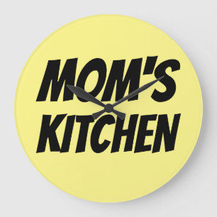 MOM'S KITCHEN WALL CLOCKS GROßE WANDUHR