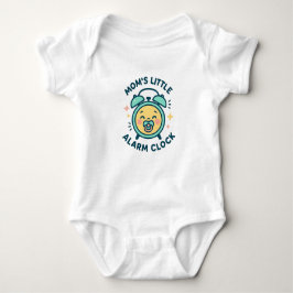 Mom's Little Alarm Clock Baby Bodysuit | newborn Baby Strampler