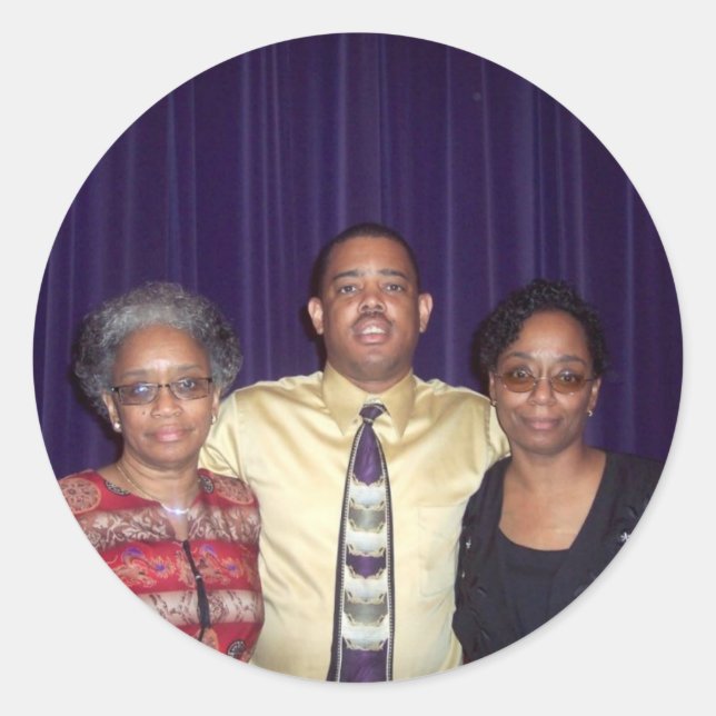 MOMSis Runder Aufkleber (Vorderseite)