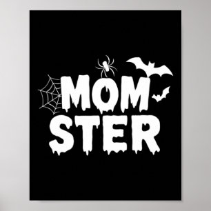Momster Dadcula Monster Halloween Süßes oder Saure Poster