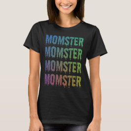 Momster Dripping Font Generic Halloween Costume T-Shirt