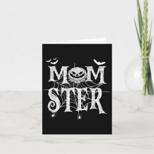 Momster Funy Halloween für Mama Monster Pumpkin-Ma Karte
